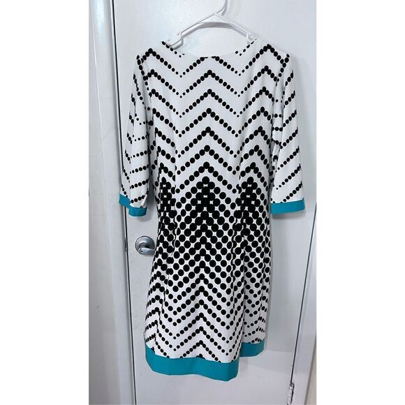 SANDRA DARREN RETRO MOD POLKA DOT WOMENS DRESS SIZE 12 - Picture 5 of 9